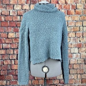 bobeau Women’s Popcorn Knit Pullover Turtleneck Sweater Size XS